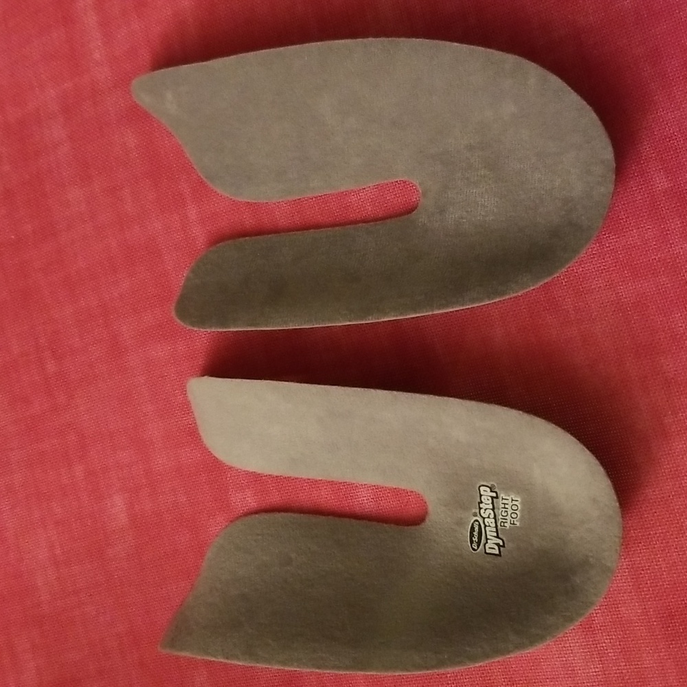 Dr Scholls Dynastep heel inserts.
